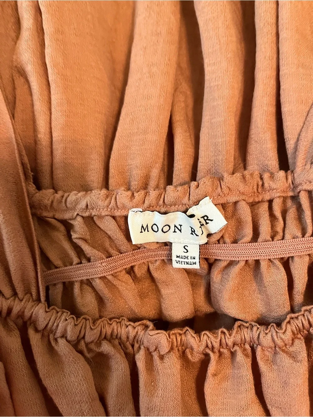 Moon River Smocked Embroidered Midi Dress – Size Small